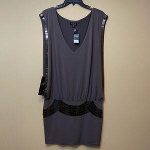 Gray Embellished Dress